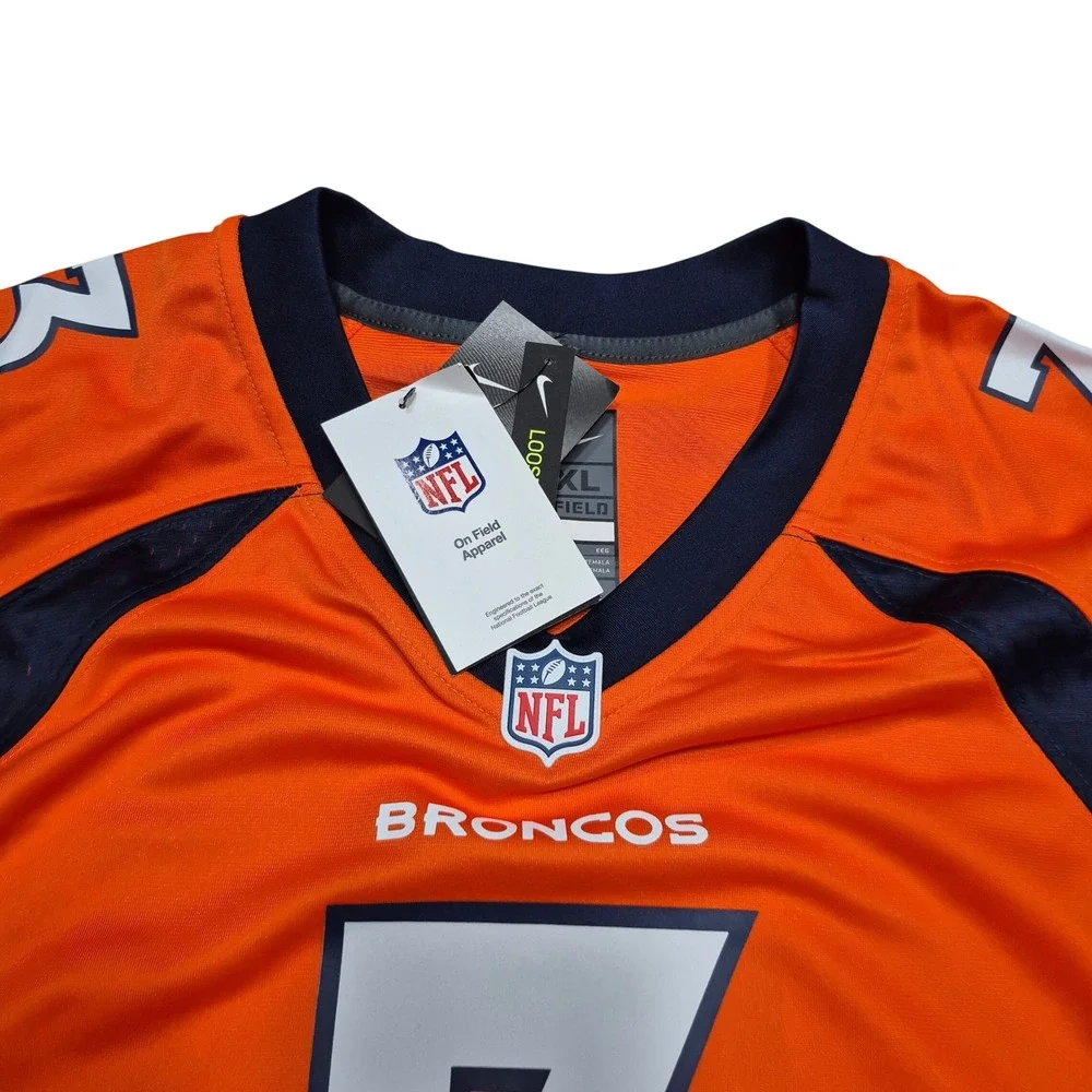 Russell Wilson Denver Broncos Nike Football Game Jersey Men's Size 2XL Orange